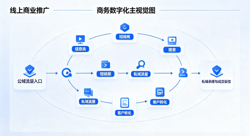 崇仁县线上商业推广怎么做？全域流量闭环搭建与低成本转化实战指南